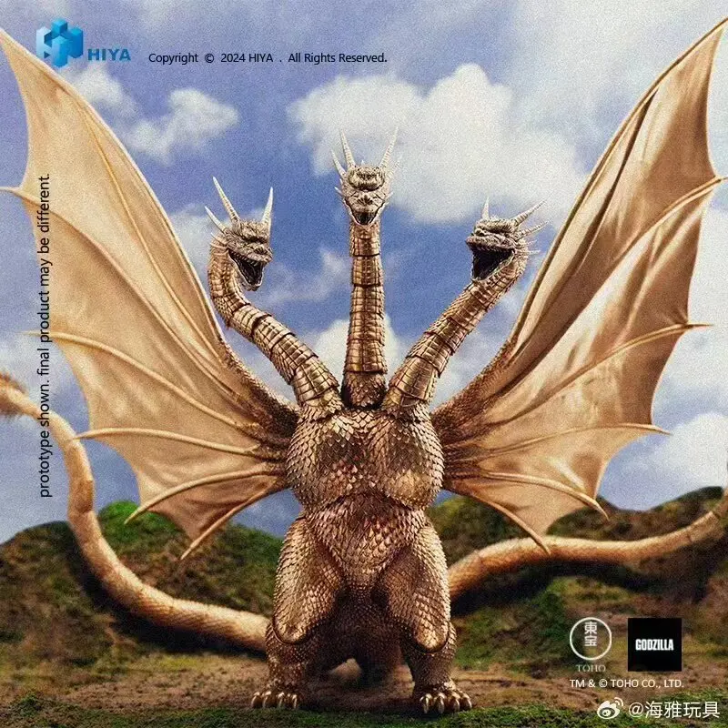 【In Stock】HIYA EBG0280 Godzilla Vs King Ghidorah 1991 King Ghidorah Articulated Model Gift&Collection - view 2