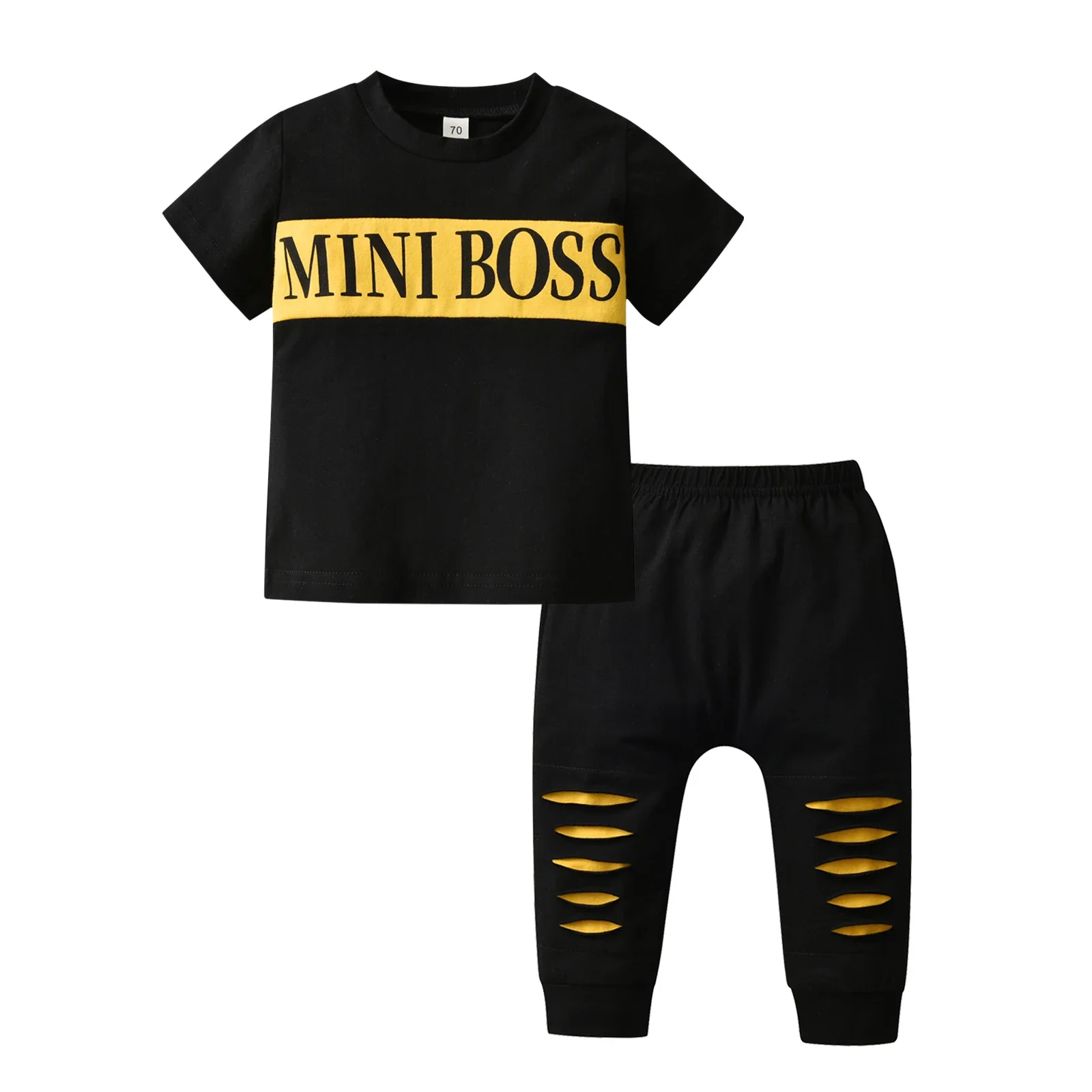 

Brand New Cotton Newborn Baby Boy Clothes Set Summer Toddler T-shirt Top + Long Pants 2Pcs Leisure Sport Suit for Little Boy