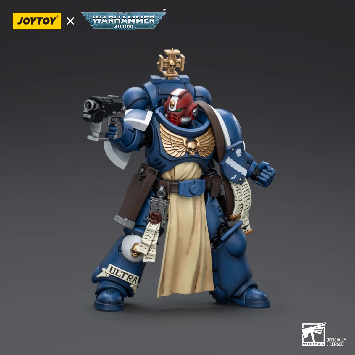 JOYTOY Warhammer 40k Ultramarines Sternguard Veteran Sergeant Actionfiguren Dekoration Original Puppensammlung Geschenkmodell