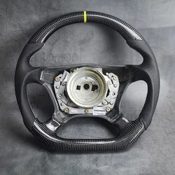 Carbon Fiber Steering Wheel With Leather For Mercedes-benz W124 W210 W208 W140 R129