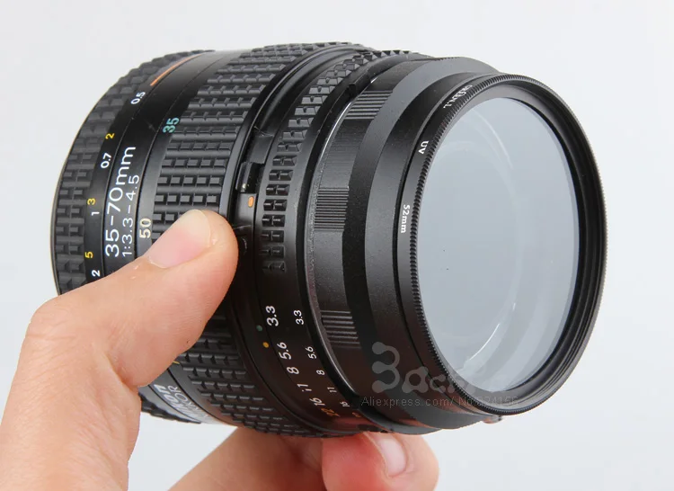 4in1 obiektyw makro do tyłu pierścień zabezpieczający zestaw sztucznej inteligencji do 52mm cpl filtr uv czapka pierścień pośredniczący dla d80 d90 d3100 d3200 d5100 d5200 d7000