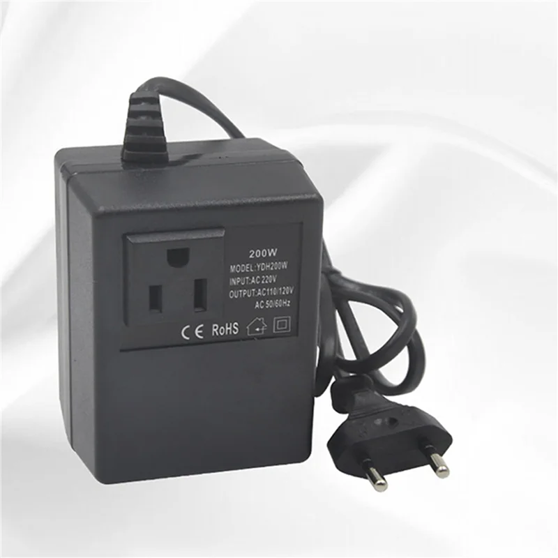 

B29C-2X Power Transformer Voltage Regulator 220V To 110V Voltage Converter Step-Down Transformer Invert 200W EU Plug