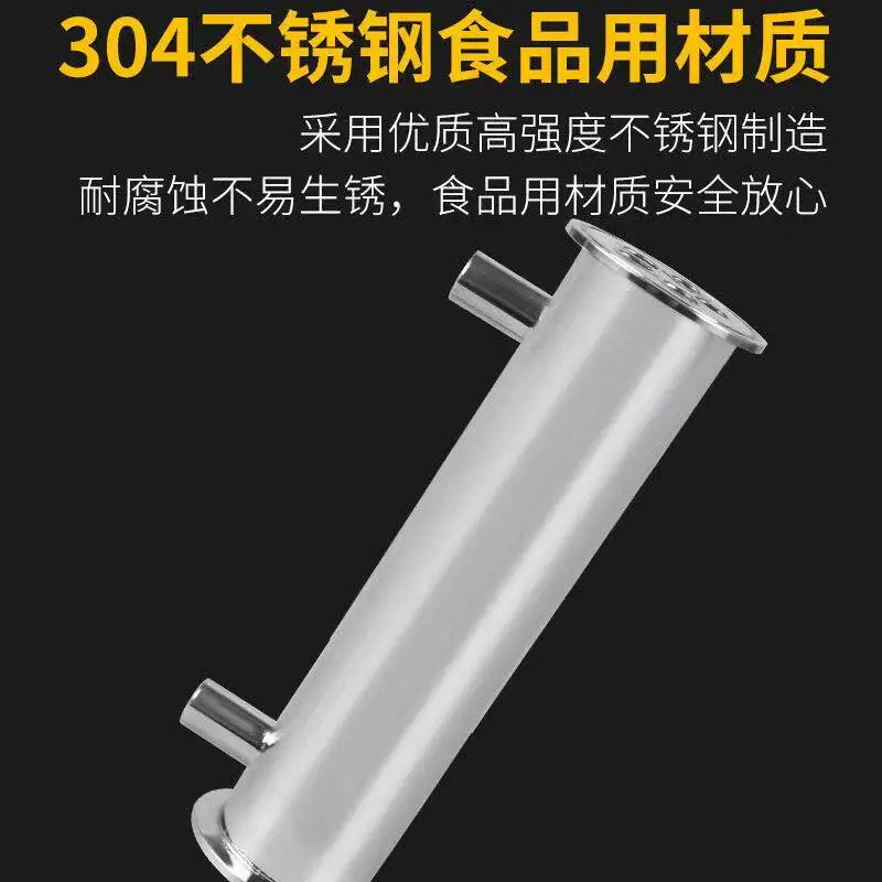 304 stainless steel cooler heat exchanger straight tubular condenser heat exchanger 2 inches