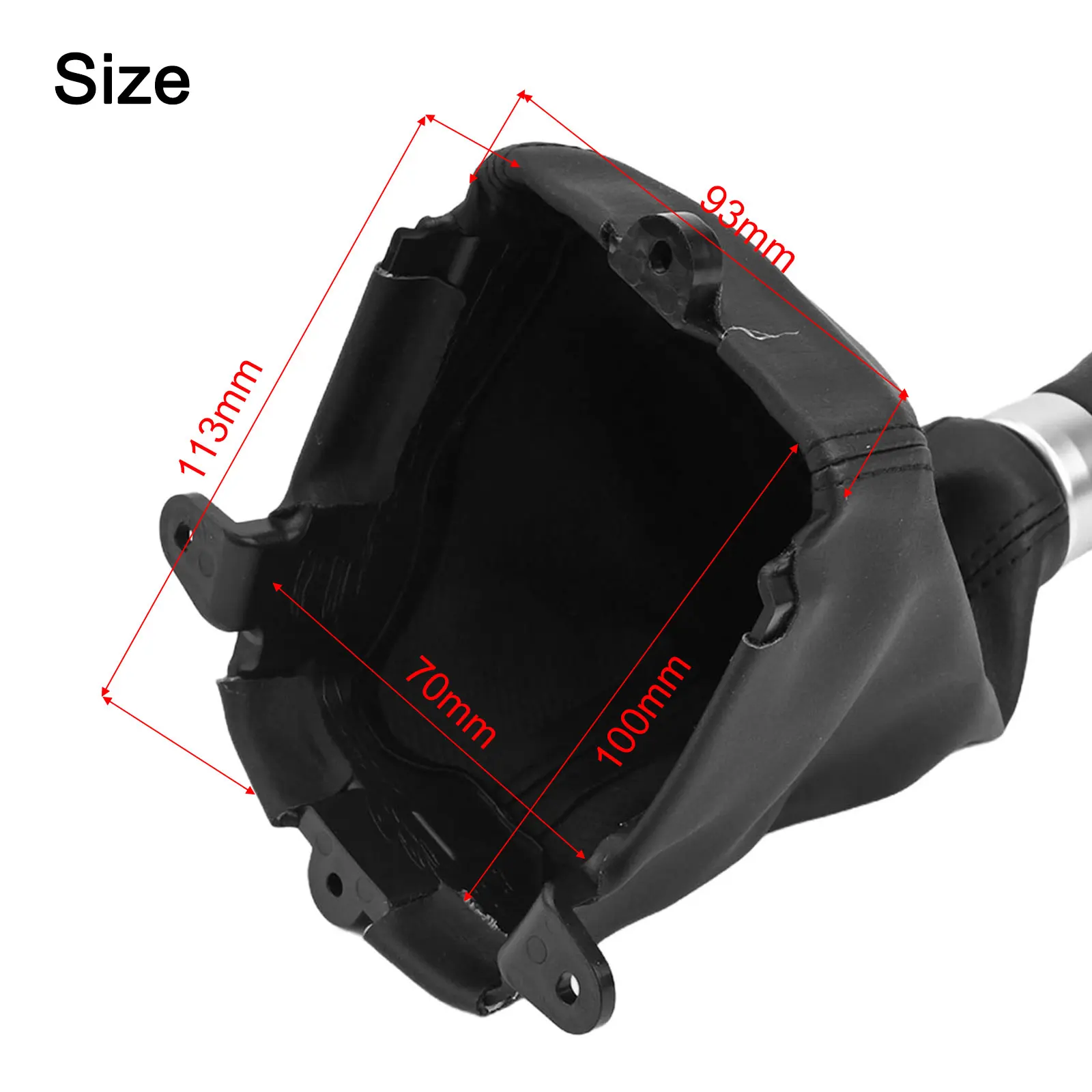 

Аксессуар для салона автомобиля, как показано на рисунке, ручка переключения передач, прецизионная посадка, дизайн, стильная черная отделка, настройка автомобиля