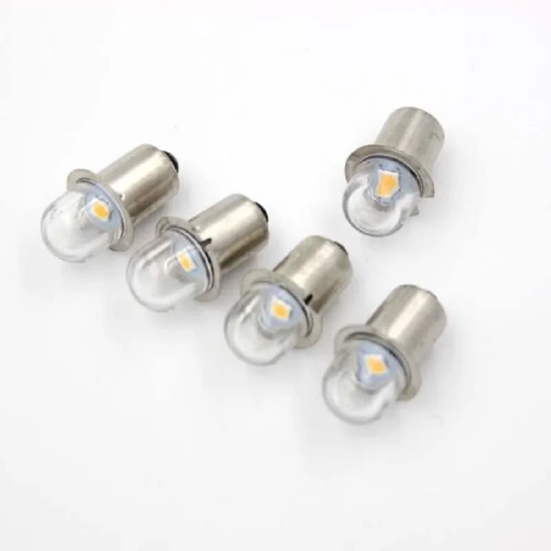 Lâmpada led e10 3v 4.5v 6v 12v 18v branco quente miniatura atualização lâmpada substituição para tocha lanterna farol motor bicicleta