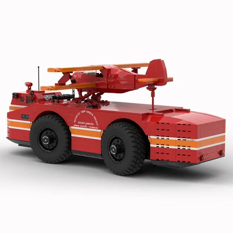 Vehicle Model Moc Building Bricks The Antarctic Snow Cruiser Technology Modular Blocks Gifts Christmas Toys DIY Sets Assembly