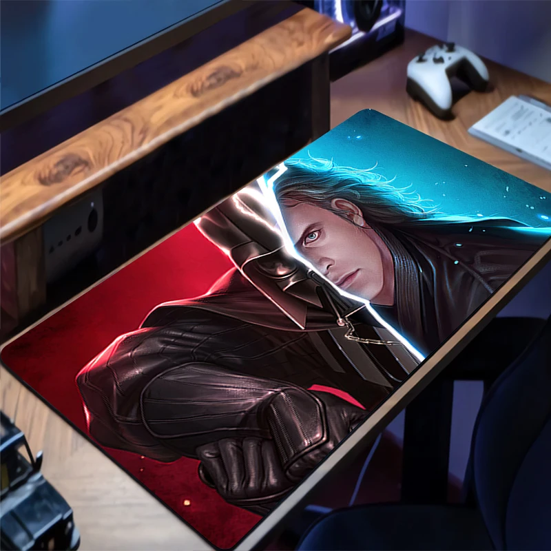 Mouse Pad Multi Size Gamer Keyboard Pad Desk Mats S-star W-wars Anakin Skywalker Extended Mausepad Gaming Accessories Mousepad