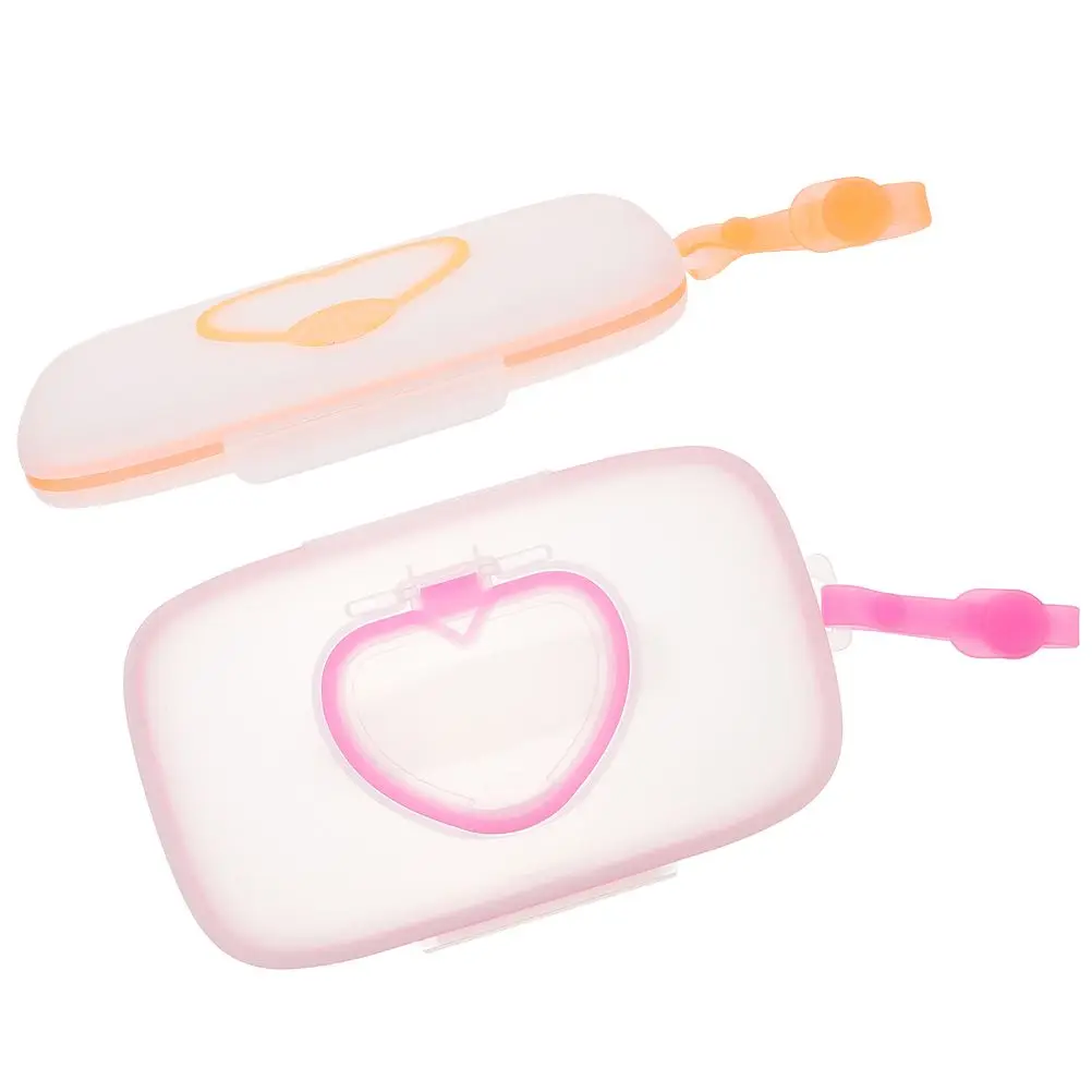 

Портативный чехол для детских салфеток, держатель для дорожного диспенсера, белый, розовый, оранжевый, для спальни, детской комнаты, для домашнего использования, легкий, компактный