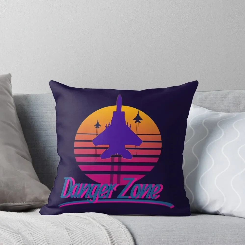 

Danger Zone Throw Pillow Cusions Cover Sofa Cushions Covers Pillow