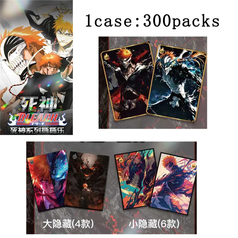 Original Huohu BLEACH Collection Cards Tear-off Wave2 Surprise Kurosaki Ichigo Rukia Collector‘s Gift