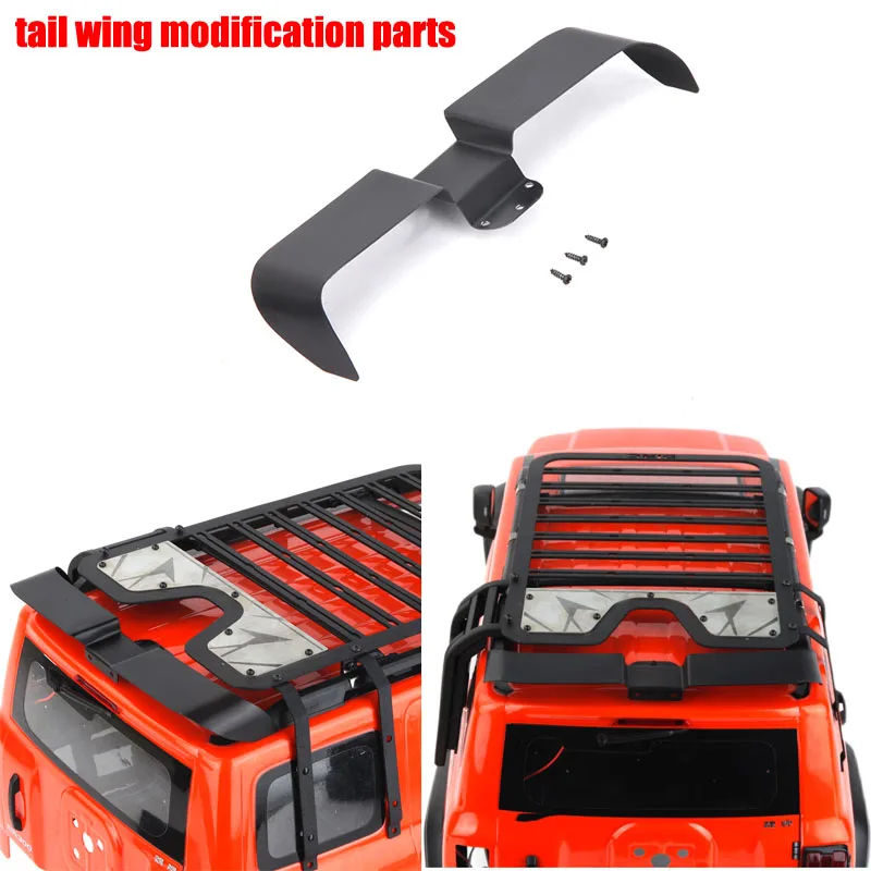 Metal Simulation Extension Tail Modification for 1/8 Model Climbing Car Thor KM Tank 300 AXIAL SCX10 RC4WD D90 Car Accessories