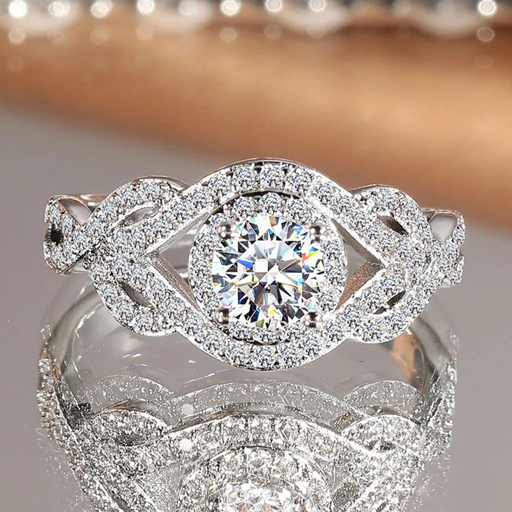 

Кольцо из стерлингового серебра 925 пробы для женщин