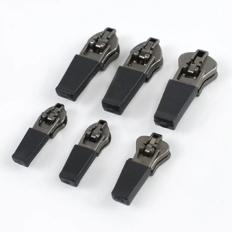 10-50 قطعة 3 # 5 # سحاب منزلق للنايلون الرسمي عكس الرمز البريدي الراتنج السوستة المؤشر الملابس إصلاح البريدي مجتذب الخياطة سحاب قفل الرأس #5