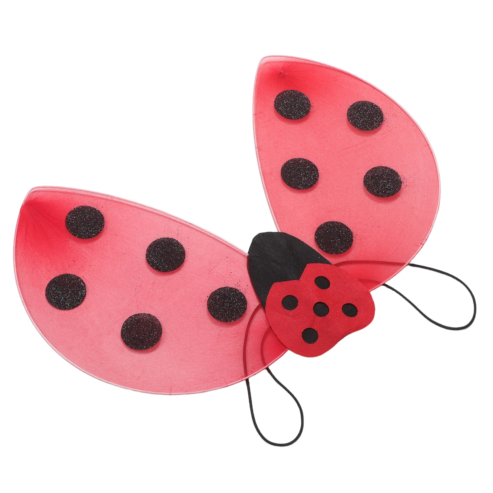

Ladybug Wings Costume Dress Up Party Accessories Lightweight Halloween Cosplay For Performance