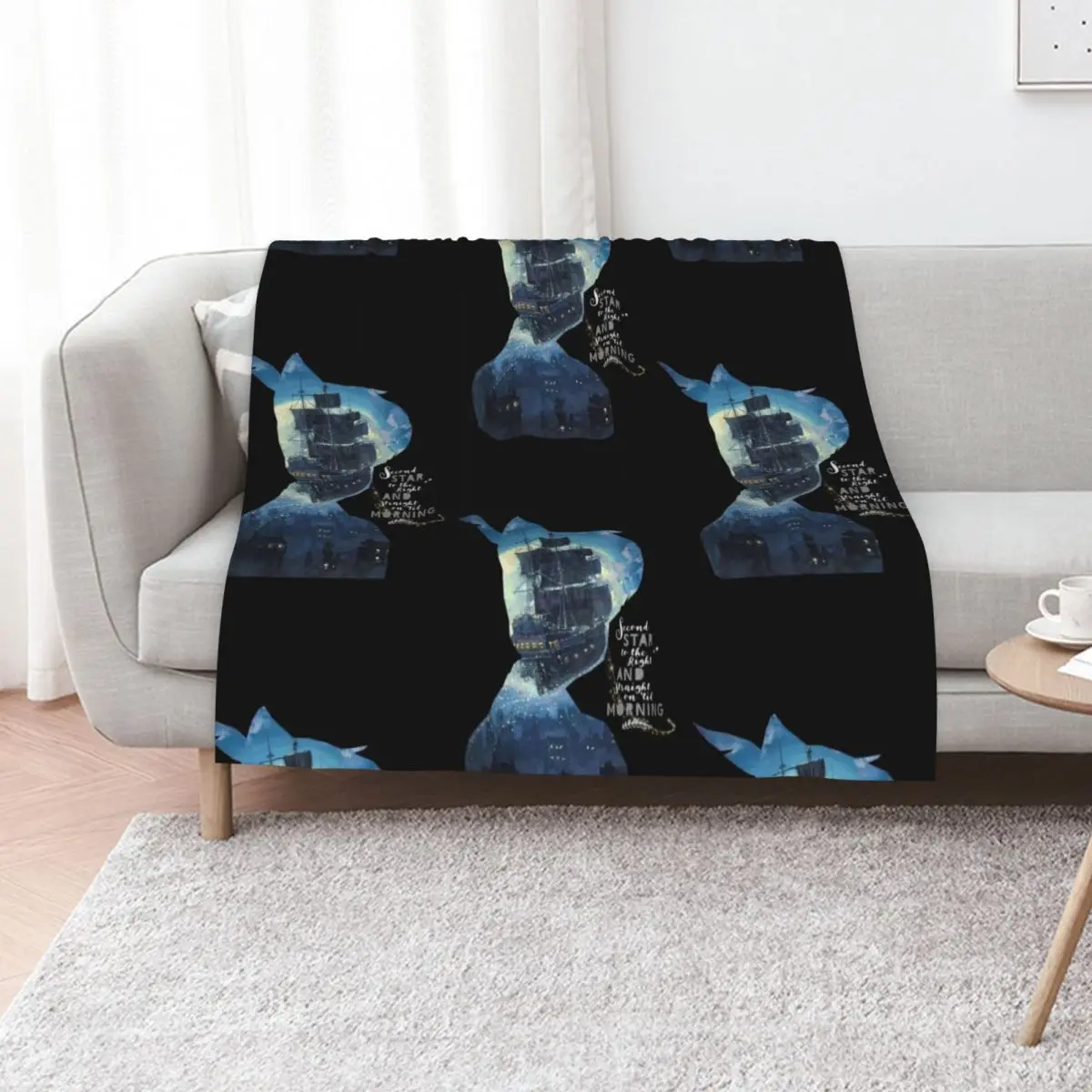 The second star to the right! Throw Blanket Bed covers Polar halloween For Baby Decorative Sofa Hairy Blankets