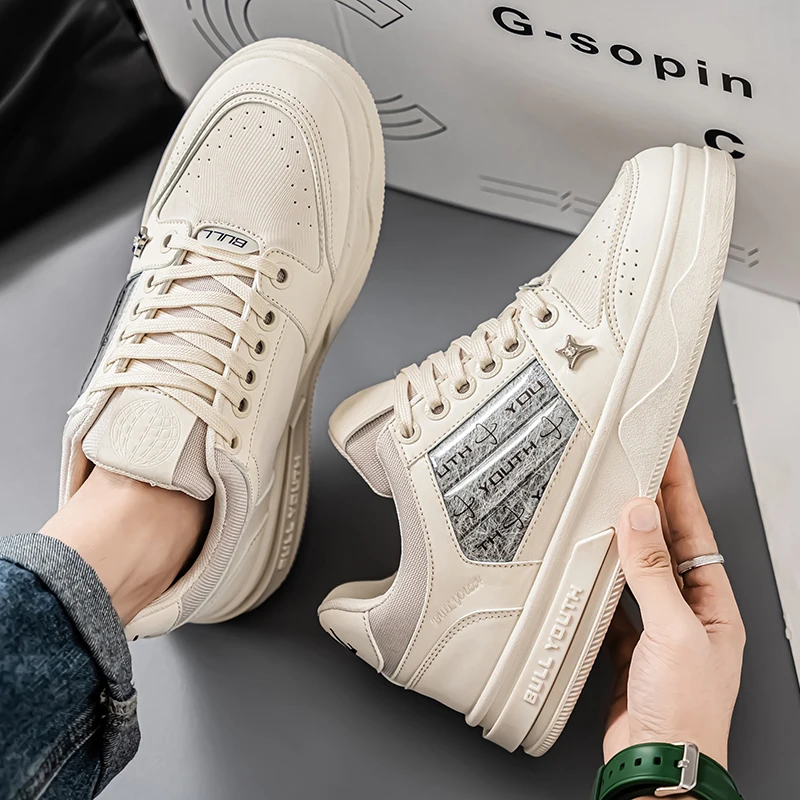 

2024 New Fashionable Men's Skateboarding Shoes Outdoor Hip Hop Skateboarding Shoes Men's Street Platform Casual Sports Shoes