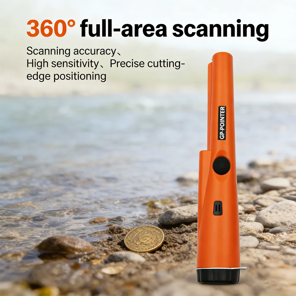Handheld Metal Detector Metal Pinpointing Rod Detector GP-pointer Waterproof IP66 Metal Gold Detector Tester For Coin Gold
