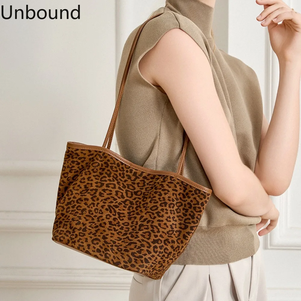 

Сумка-тоут из натуральной кожи с леопардовым принтом, винтажная, для повседневного использования, на плечо, подмышку, роскошная, модная, большой вместимости, хит продаж