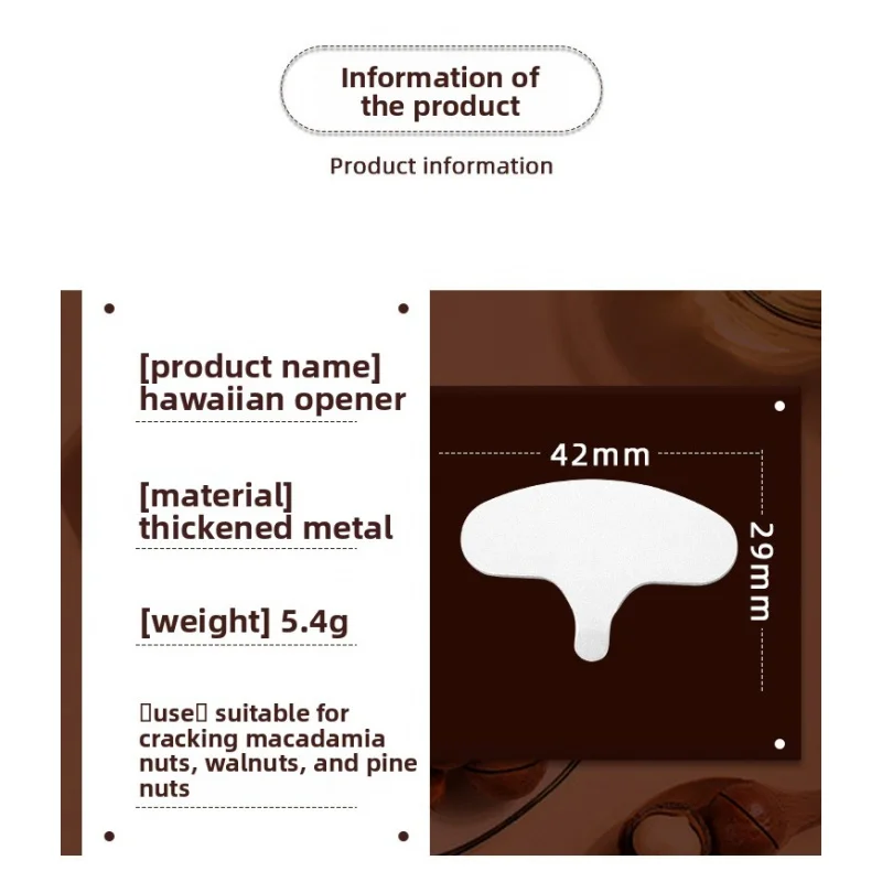 4Pcs Kitchen Nut Sheller Tool Cracker Nutcracker Crack Sheller Almond Walnut Pecan Hazelnut Filbert Macadamia Nut Opener