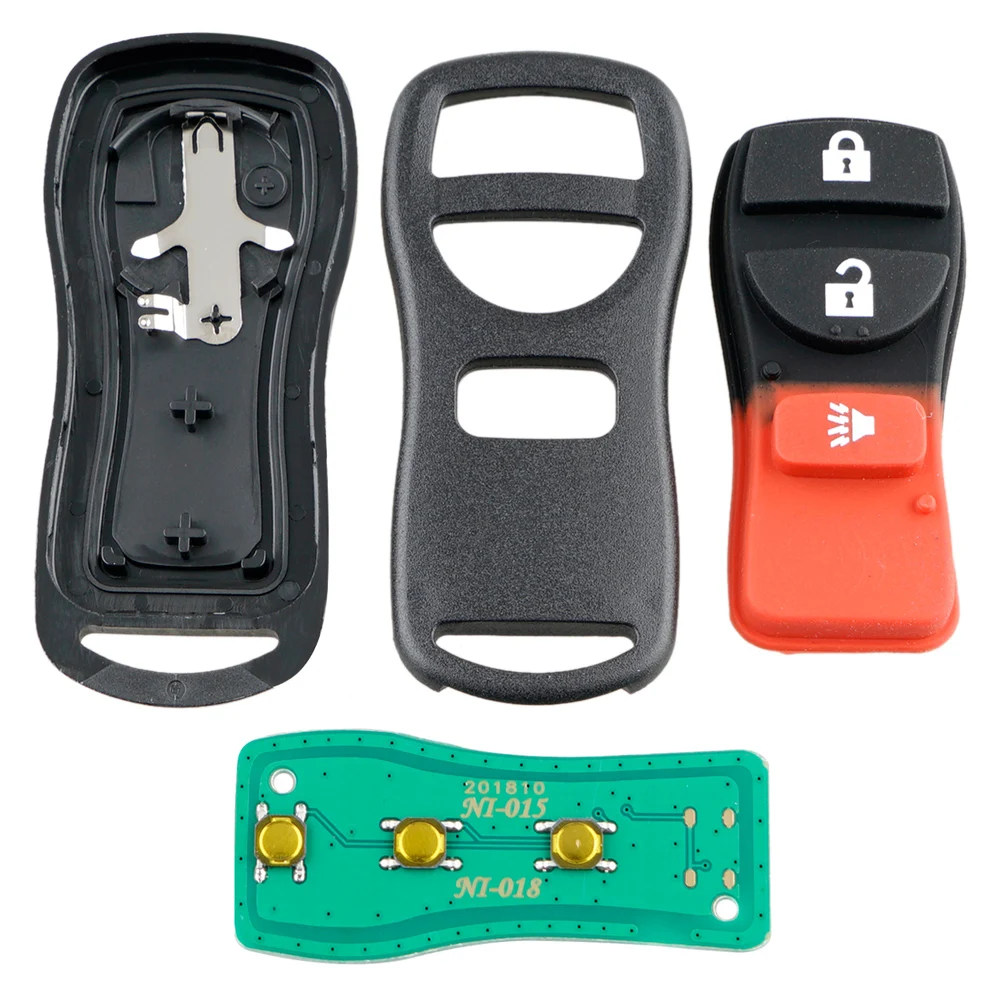 2pcs 3 Buttons Car Remote Key Shell Fob Case Cover Fit for Nissan Murano Infiniti Armada Pathfinder 315Mhz KBRASTU15 CWTWB1U733
