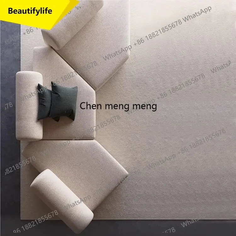 X188 Multi-form Nordic fabric sofa small apartment living room square double-sided sitting combination sofa