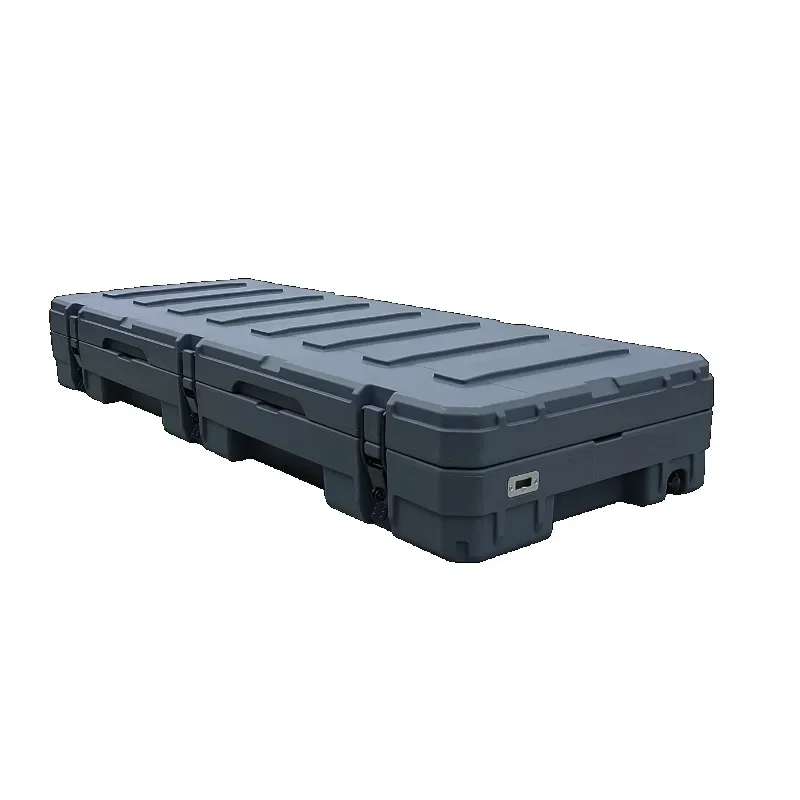 83L Hard LLDPE Plastic Cargo Case Rotomolding Tool Box 4WD Storage  Roof Rack Low Profile