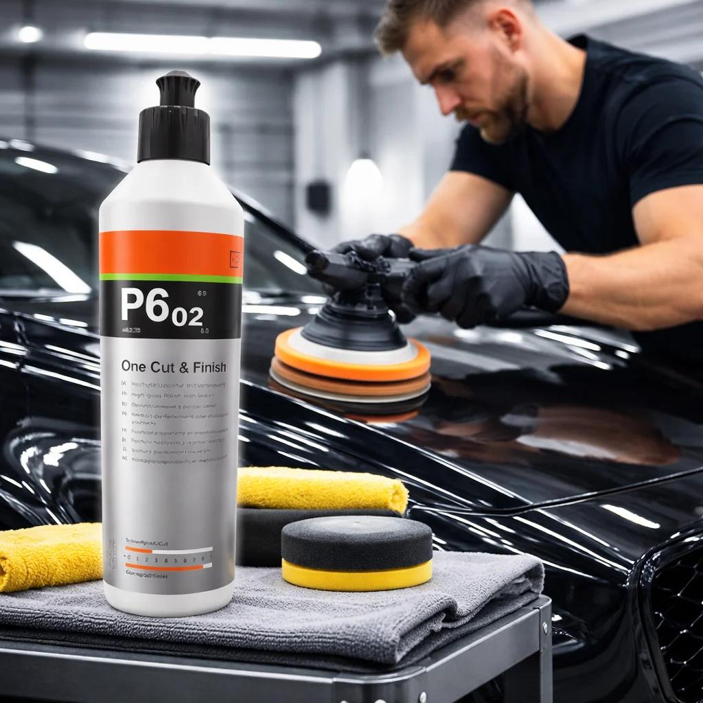P6.02 One Cut & Finish 250ML– Ultimate Car Paint Polishing & Protection Solution
