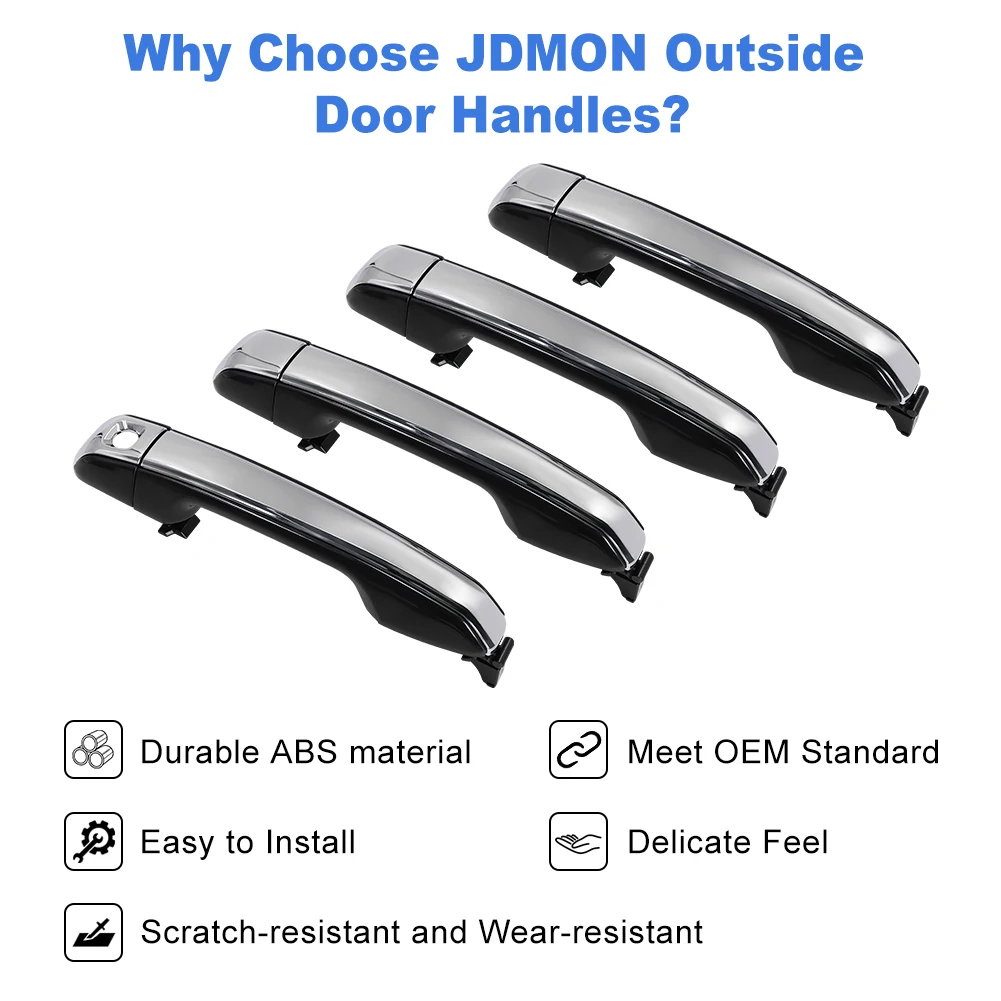 Outside Door Handle For Lexus Toyota GX460 4Runner 2010-2021 6921060170 6925060060 Front Rear Left Right Door Handle accessories
