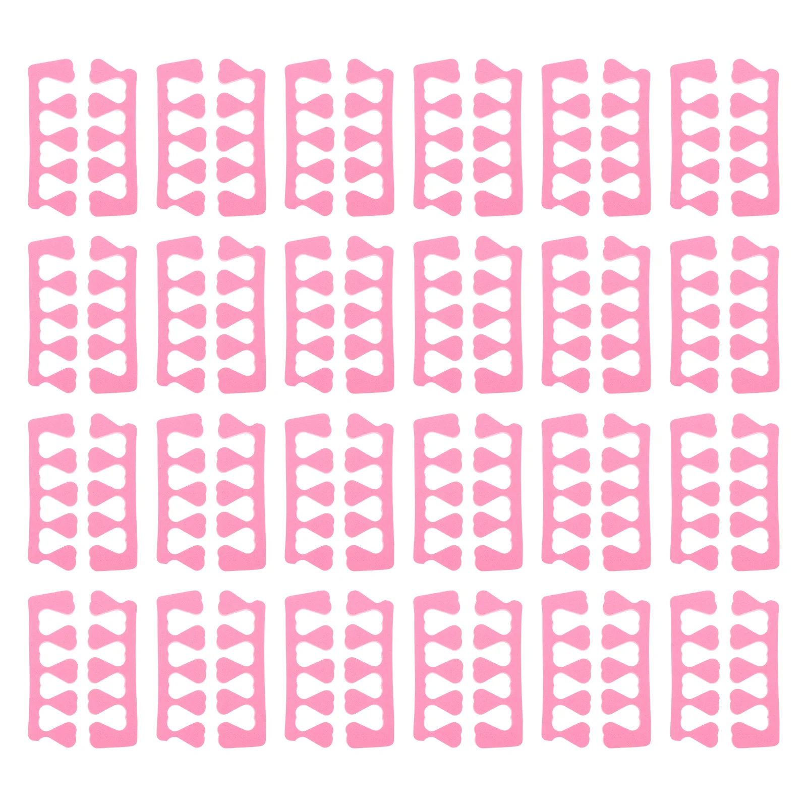

100Pcs Heart Shape Eva Foam Nail Toe Separators Finger Pedicure Nail Art Manicure Protection Tools Random Color