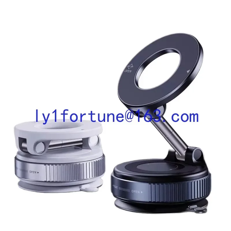 Hot Selling Foldable Suction Cup Magnetic 360 Adjustable Vacuum Flexible Magnetic Phone Holder for Car/Gym/Mirror Wall