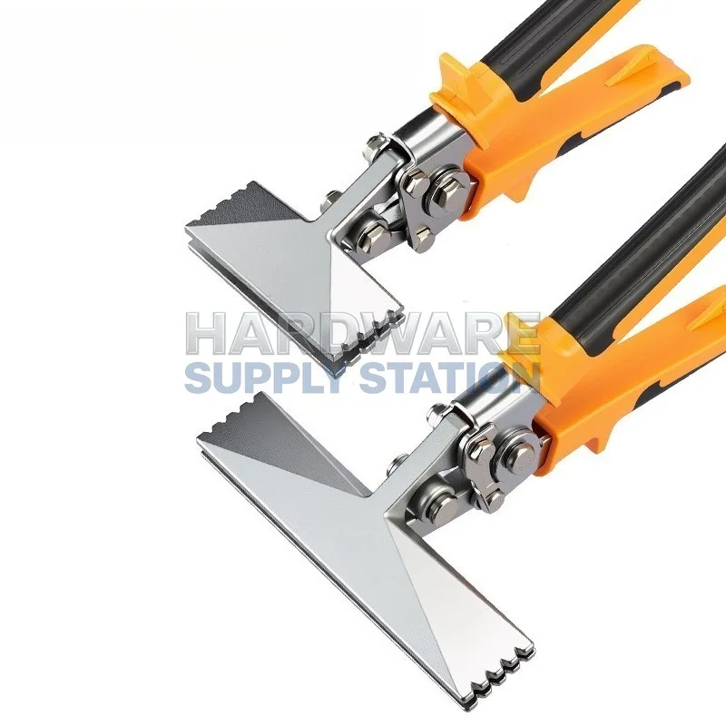 

Flat Nose Edge Crimping Pliers Efficient Edge Sealing & Closing Special Installation Tool for Sheet Metal Construction Work