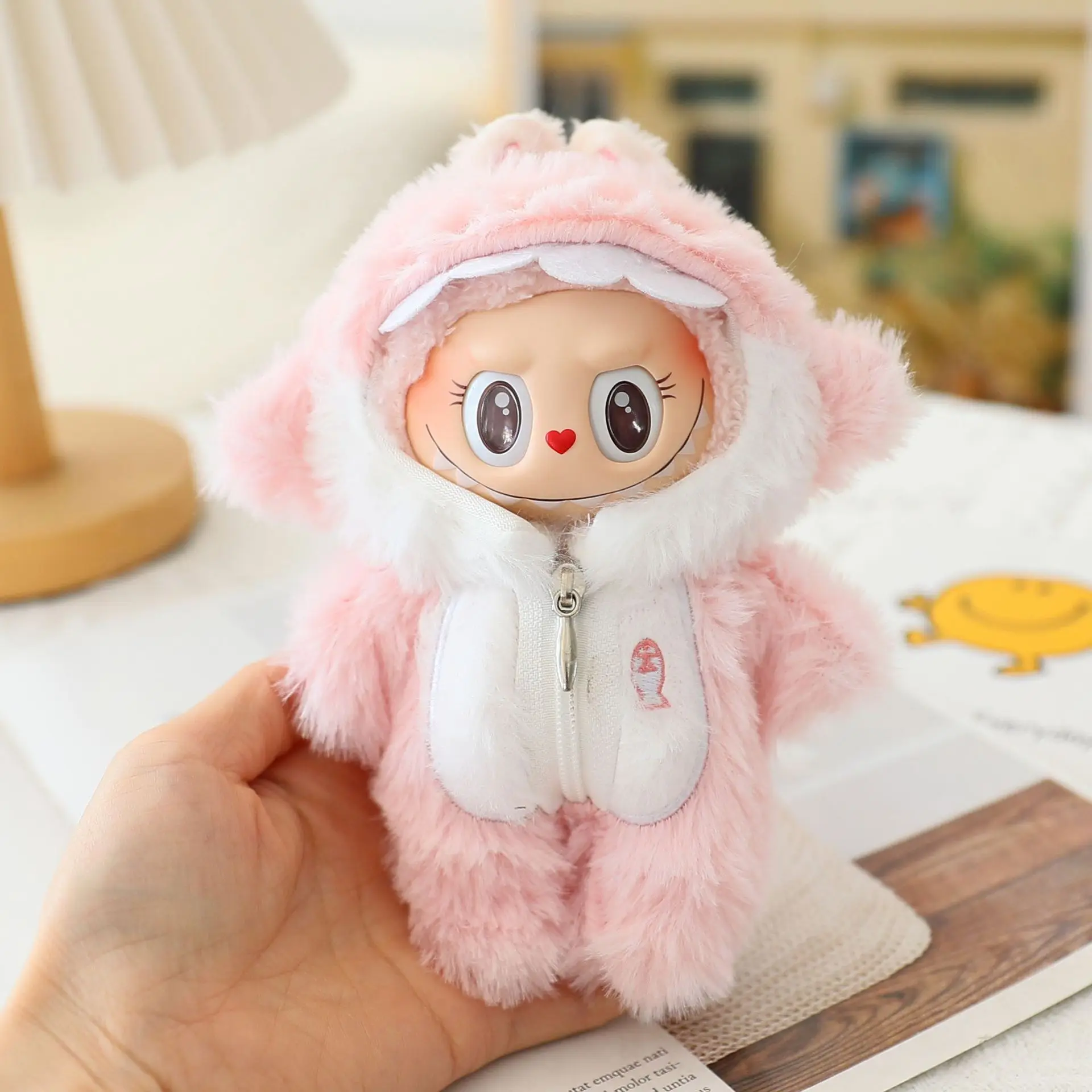 Doll Clothes For 15-17CM Labubu Shark Melody One-Piece Suits Cosplay Sitting Party Fans Gift Christmas