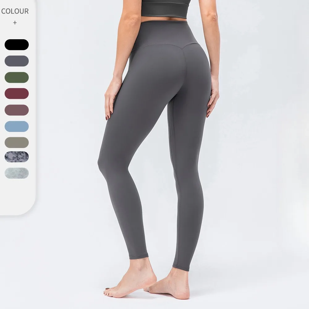 Women's Gym Sports pants Cmfortable Skin-friendly High Elastic Pants High-waisted Hip Lift Yoga Pants Tight Fitness Sports pants