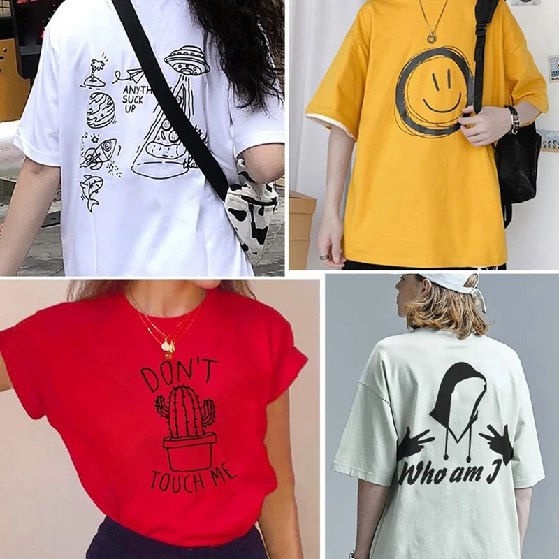 33 peças camiseta de vinil de transferência de calor branca e preta HTV ferro branco em vinil 12X10 polegadas
