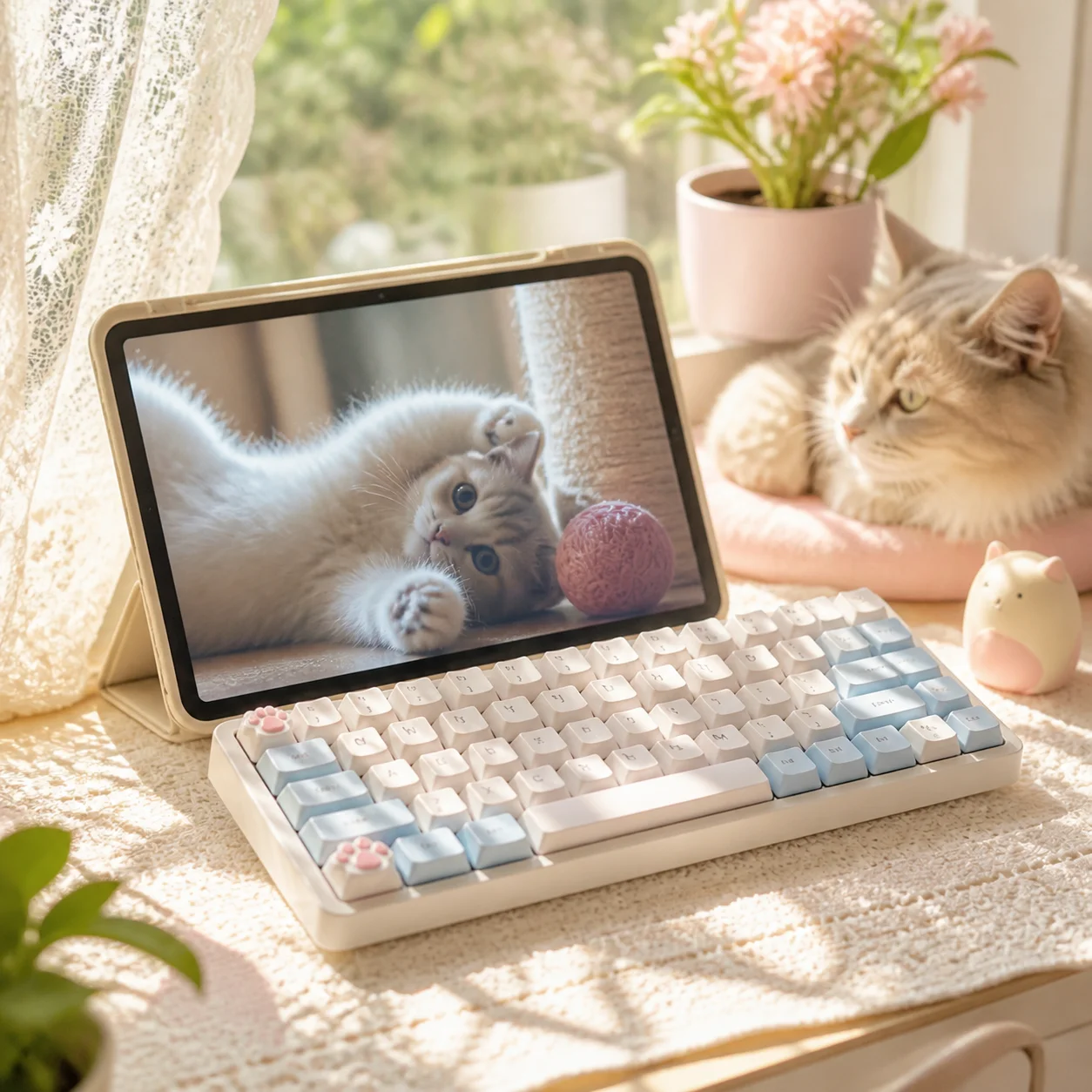 4Pcs Keycap Cakar Kucing Lucu  - 3D Printing Keycaps ulasan dan harga