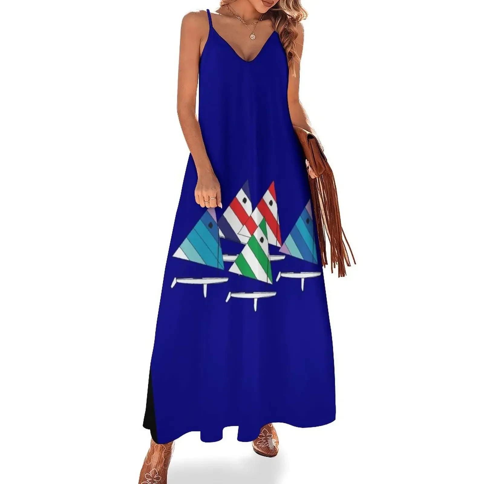 

Sunfish Sailboats Racing Sleeveless Dress women's clothing trend 2024 birthday dress for women luxury 2024 Dress