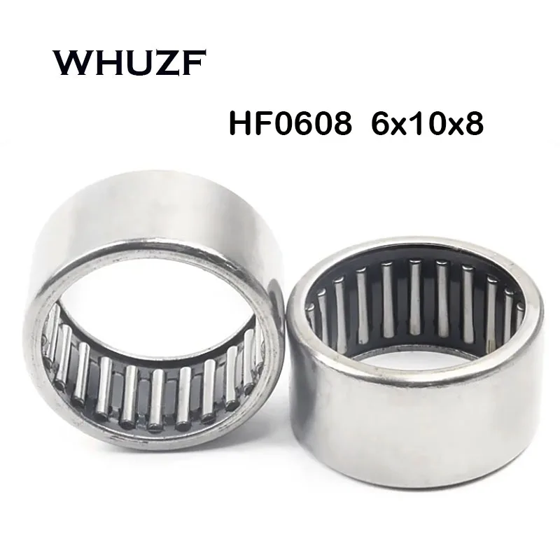 HF0608 Needle Roller Bearings 6*10*8 mm ( 10 PCS ) Drawn Cup Single Way Needle Roller Clutch HF0608 One Way Roller Bearings