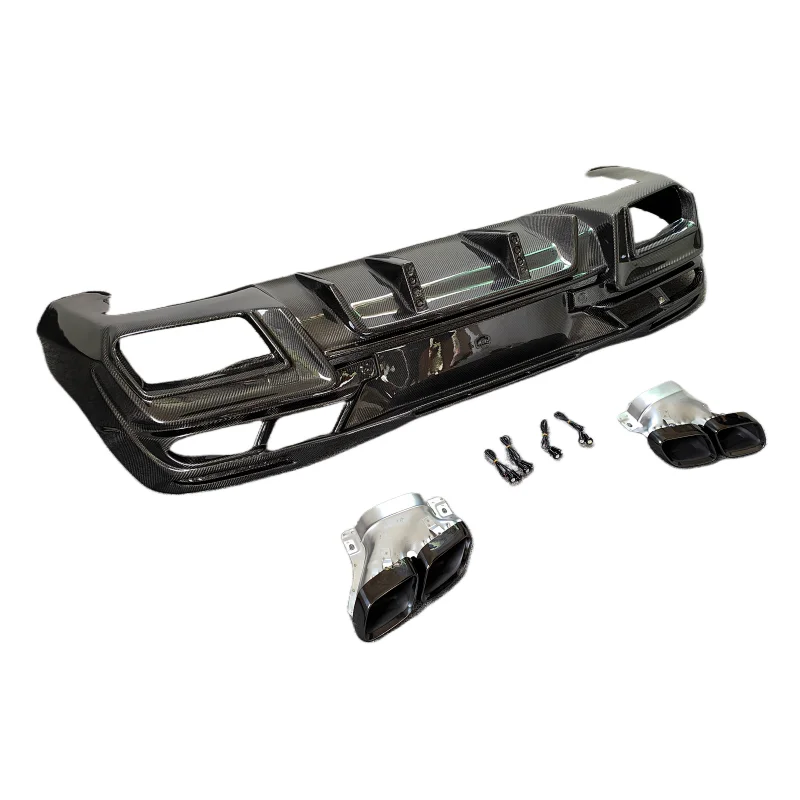 

LD Style GLE Coupe для GLE300 Высококачественный комплект диффузора заднего бампера из углеродного волокна