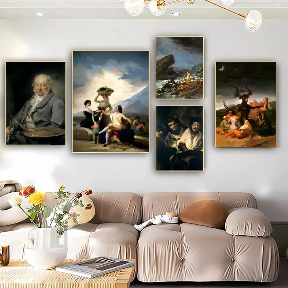 1pc Artist F-Francisco De Goya Poster Art HD Advanced Aesthetic Printing Paper Wall Art For Living Room Home Decor