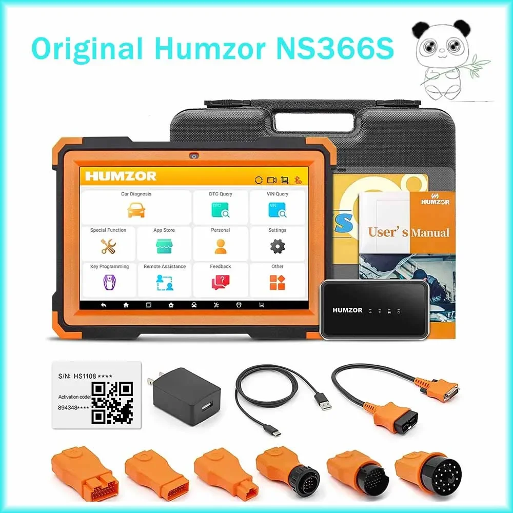 

2023 Humzor NS366S OBD2 Car Scanner Tablet Full System Auto OBD 2 EOBD Diagnostic Tools For SAS CVT Gear Learning 13 Reset