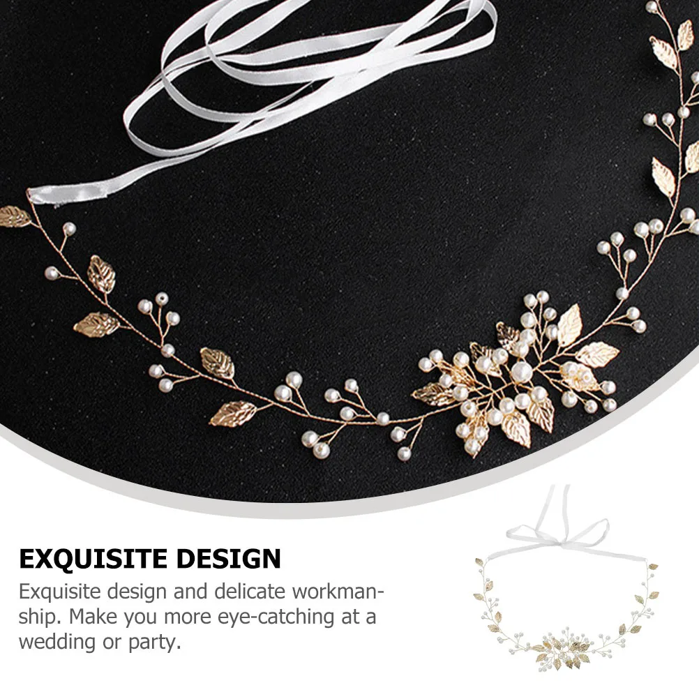 

Bridal Dress Pearl Belt with Ribbon Decorative Wedding Belt for Women Dress Bridal Evening Pearl Belts for Women Dresses