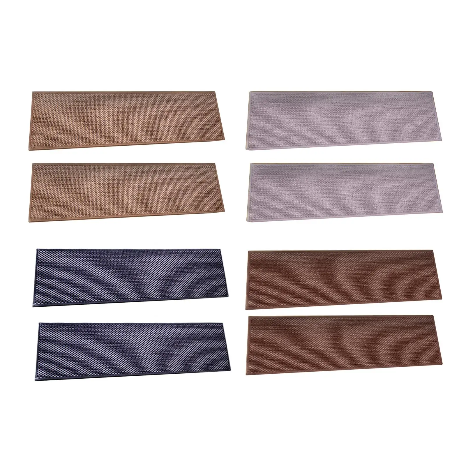 2x Carpet Stair Treads Stair Rugs Protection Cover Polyester Reusable