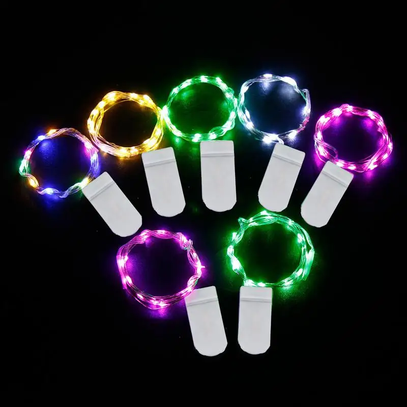 1M 2M 3M Copper Wire LED String Lights DIY Epoxy Resin Mold Tools Battery Light For Christmas Tree Wedding Party Decoration