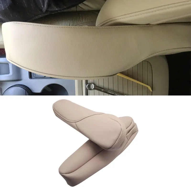 

For Honda CRV 2010 2011 2012 2013 2014 2015 2016 2017 Microfiber Leather Driver / Passenger Side Seat Armrest Handle Cover Trim