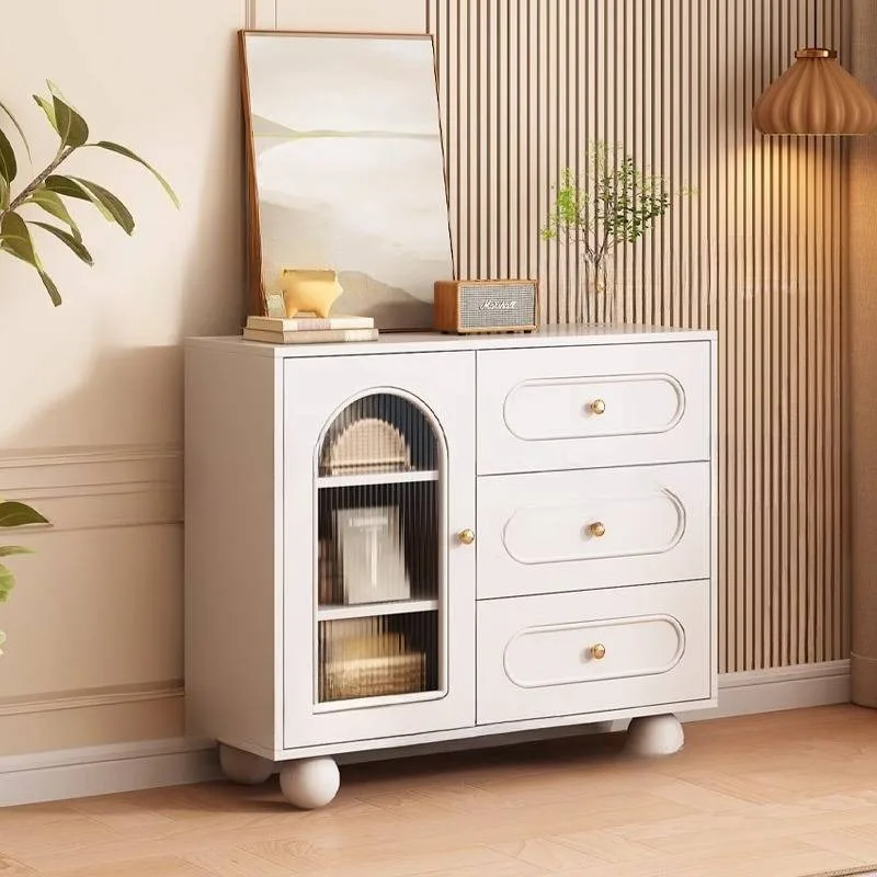 أدراج خزائن غرفة المعيشة الريفية عرض تخزين القهوة صالون خزائن غرفة المعيشة المنزل فندق Muebles Para Hogar الأثاث #5