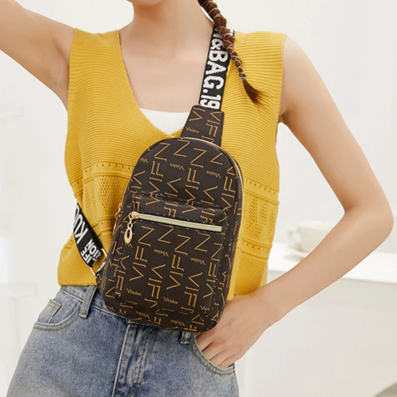 Fashionable Crossbody Bag for Women, Large Capacity, Versatile Chest Bag, New Model Single-shoulder Bag for Ladies