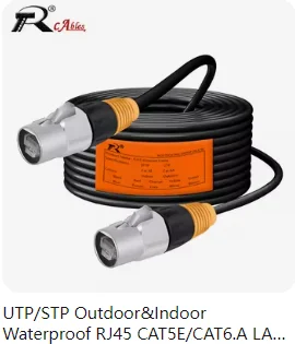 RJ45 CAT5 mit abgeschirmtem 4-Kanal-3-Pin-XLR-Stecker/Buchse, Multi-Netzwerk-Empfängerkabel für Bühnenaufnahmestudio – Detail 37