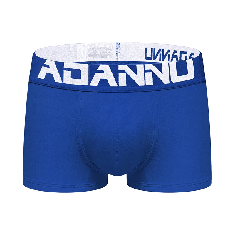 ADANNU-bóxer transpirable para hombre, ropa interior cómoda, pantalones cortos, 1/6 piezas