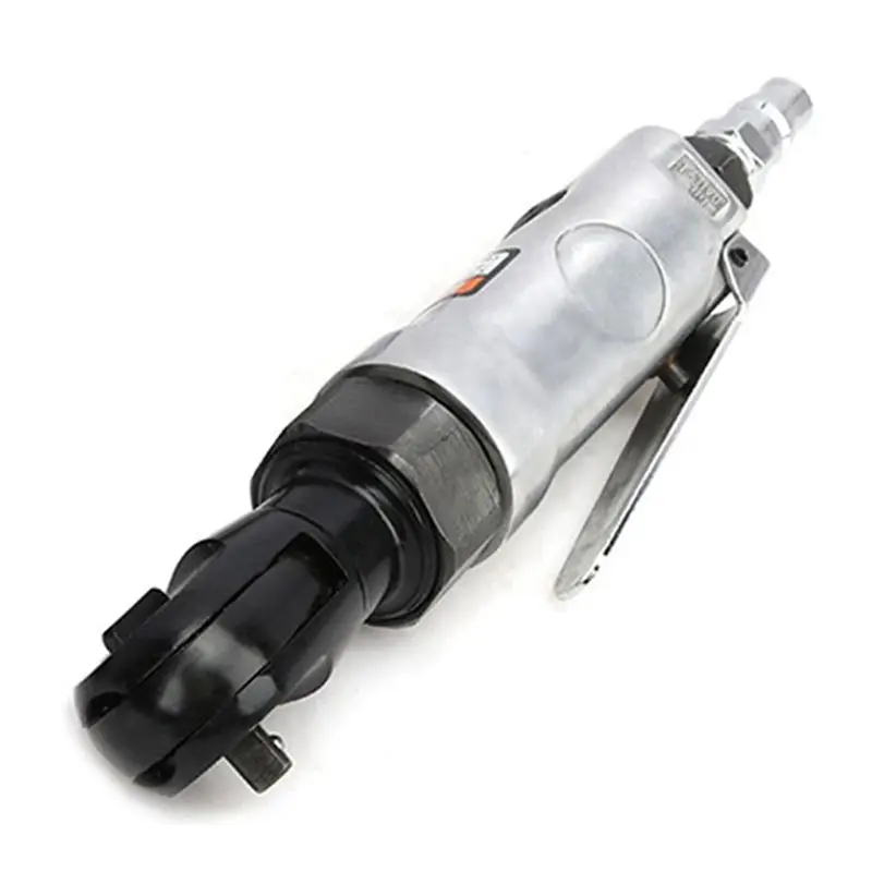 AT51 2X 3/8 Square Head Pneumatic Wrench Pneumatic Ratchet Wrench 90-Degree Torque Wrench Mechanical Repair Tool