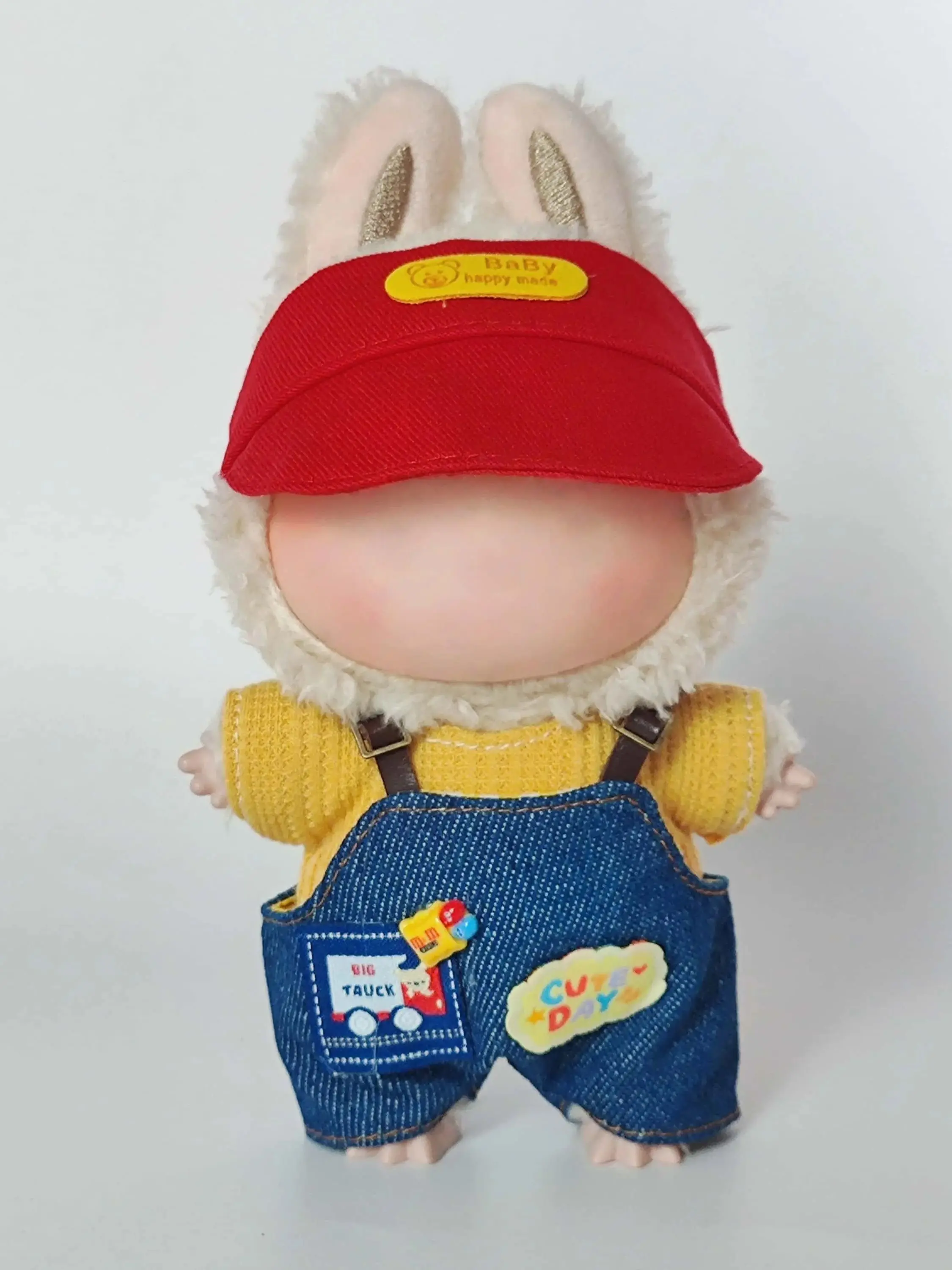 Mini Plush Doll'S Clothes Outfit Accessories For Korea Kpop Exo 15-17cm Labubu Idol V1 V2 sports and leisure suit Clothing Gift image 2